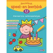 Boek Reuzeleuk speel- en leerblok Allereerste oefenspelletjes (2 - 3 jaar) - Deltas 0623012